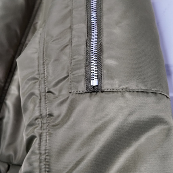 “Take A Bow” puffer coat - olive - Picture 2 of 5